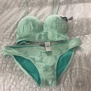 NWT- adorable Aerie pineapple bathing suit!